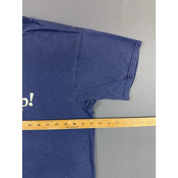 Rare Vintage Paulaner Beer Alcohol Art Weizen Up! Promo Faded Navy Blue Shirt - Picture 9 of 10